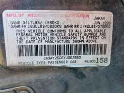 2000 MITSUBISHI MIRAGE