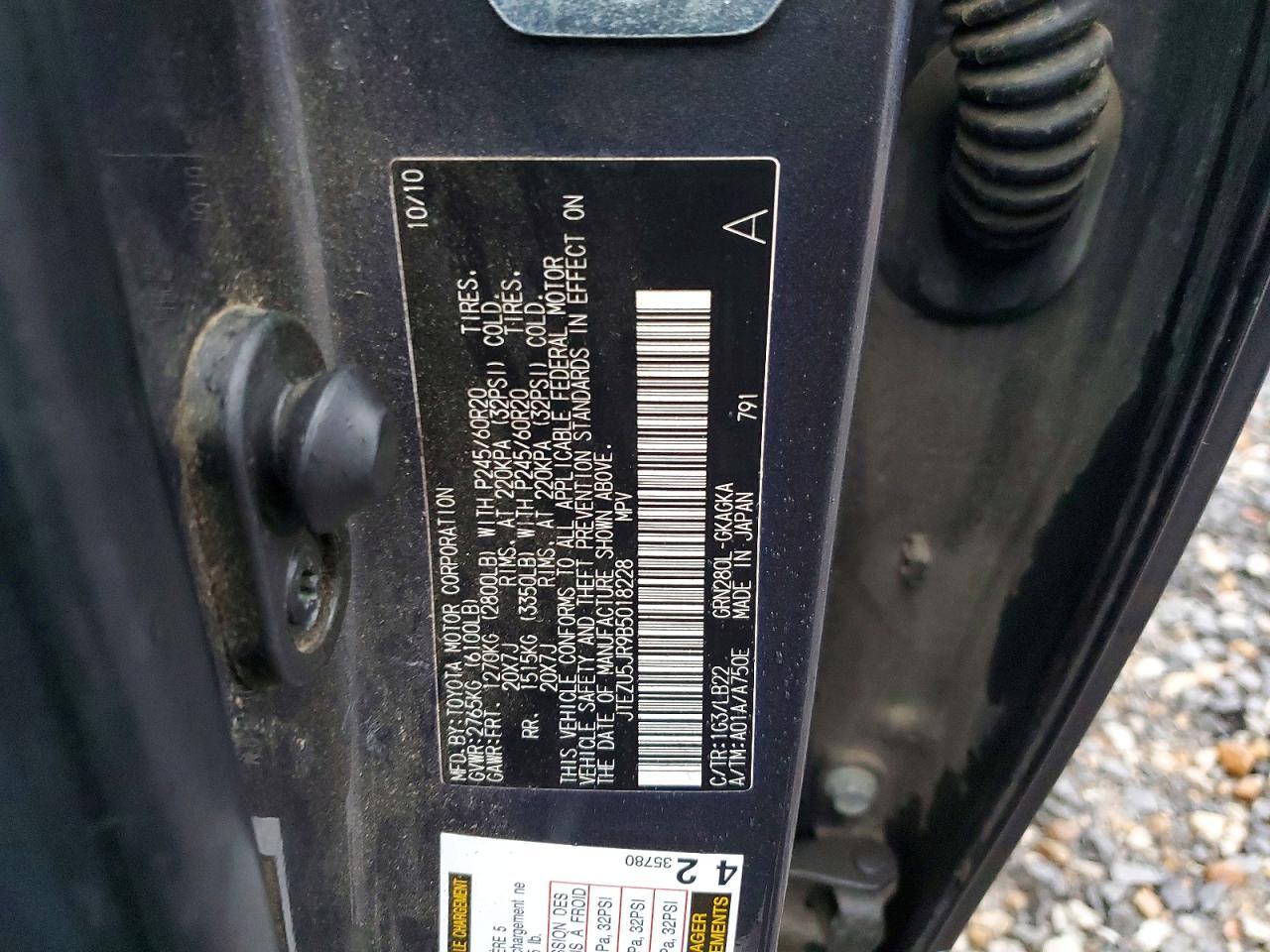 2011 TOYOTA 4Runner