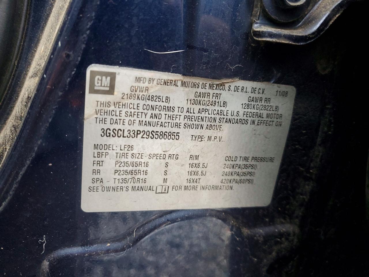 2009 SATURN Vue