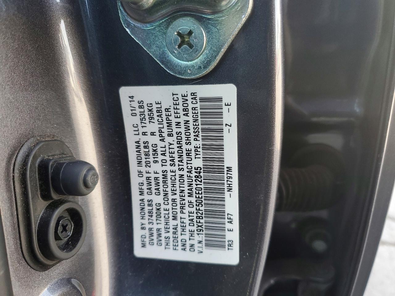 2014 HONDA CIVIC