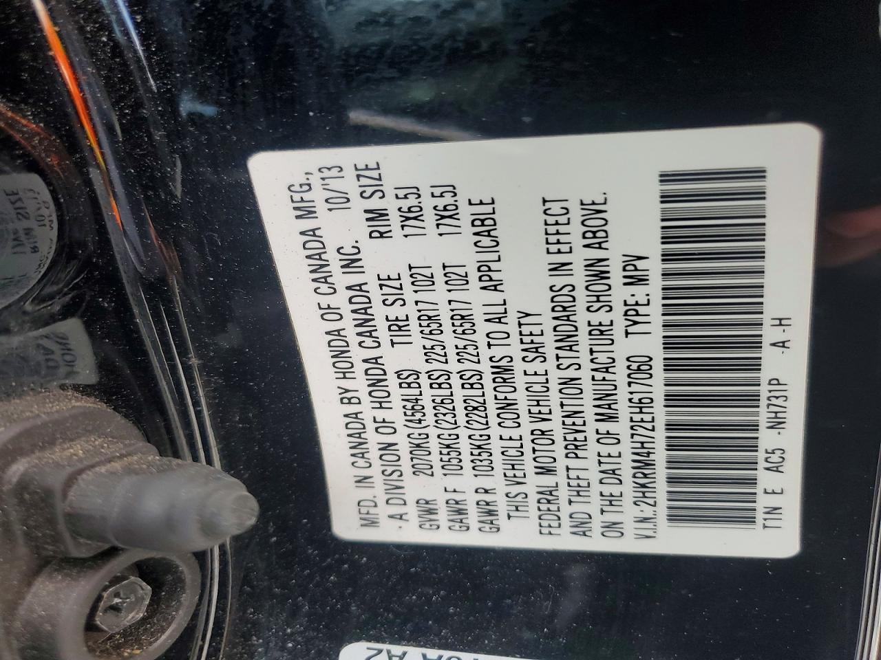 2014 HONDA CR-V