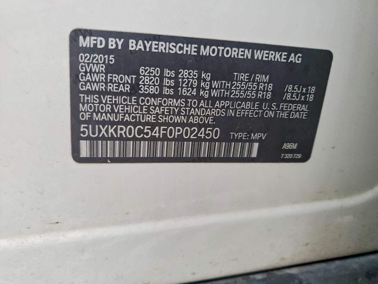 2015 BMW X5
