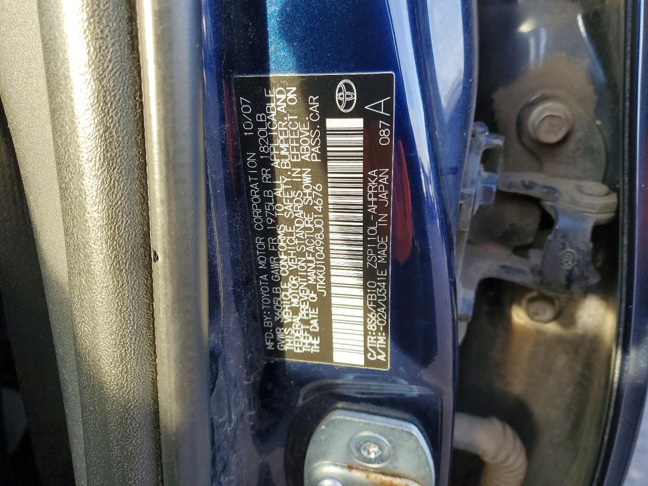 2008 TOYOTA SCION