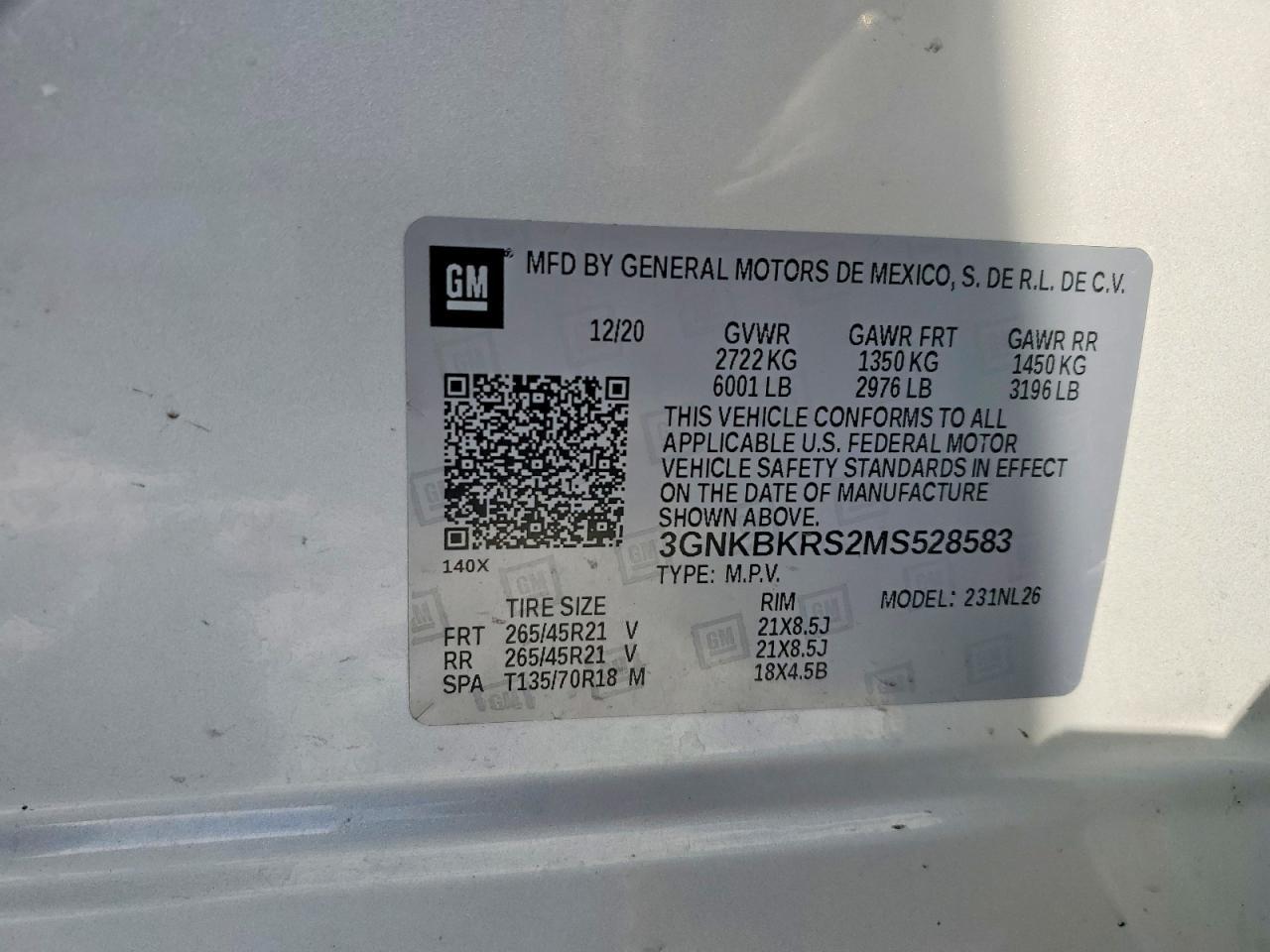 2021 CHEVROLET BLAZER