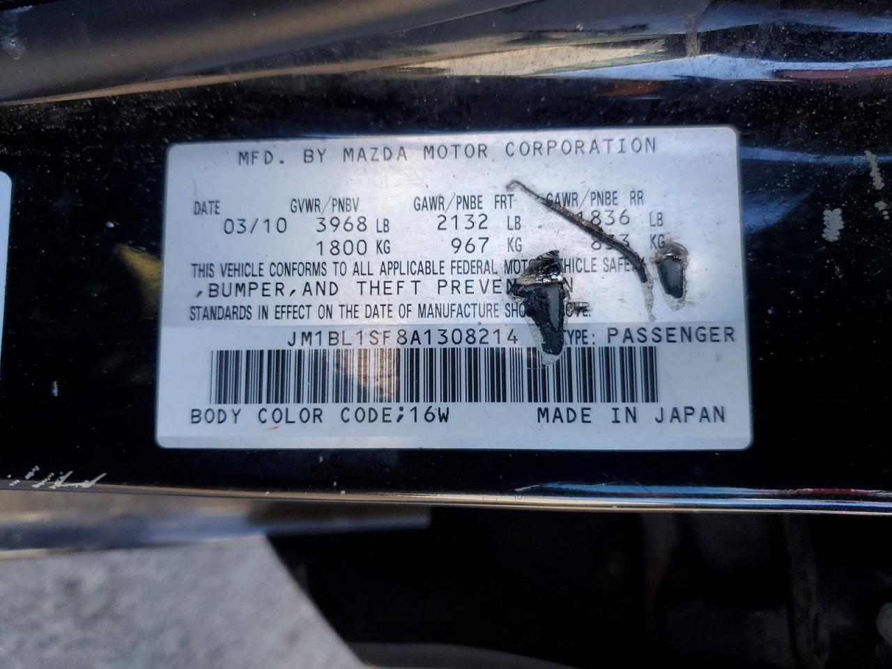 2010 MAZDA 3