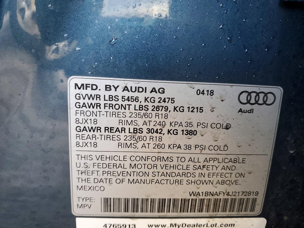 2018 AUDI Q5