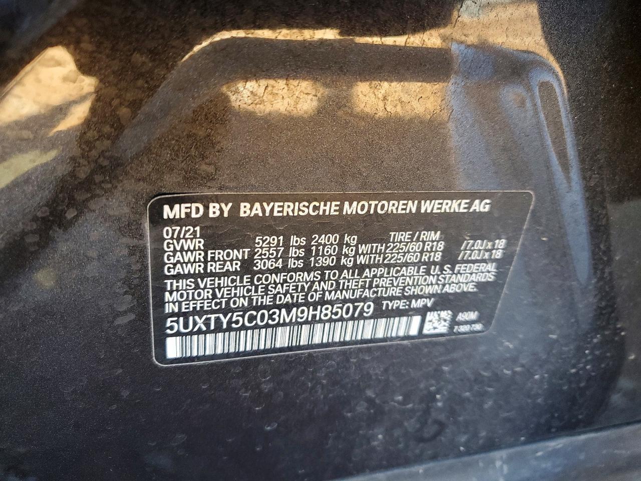 2021 BMW X3