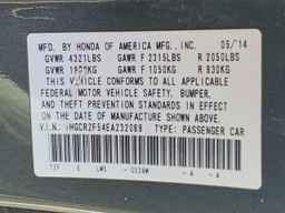 2014 HONDA ACCORD