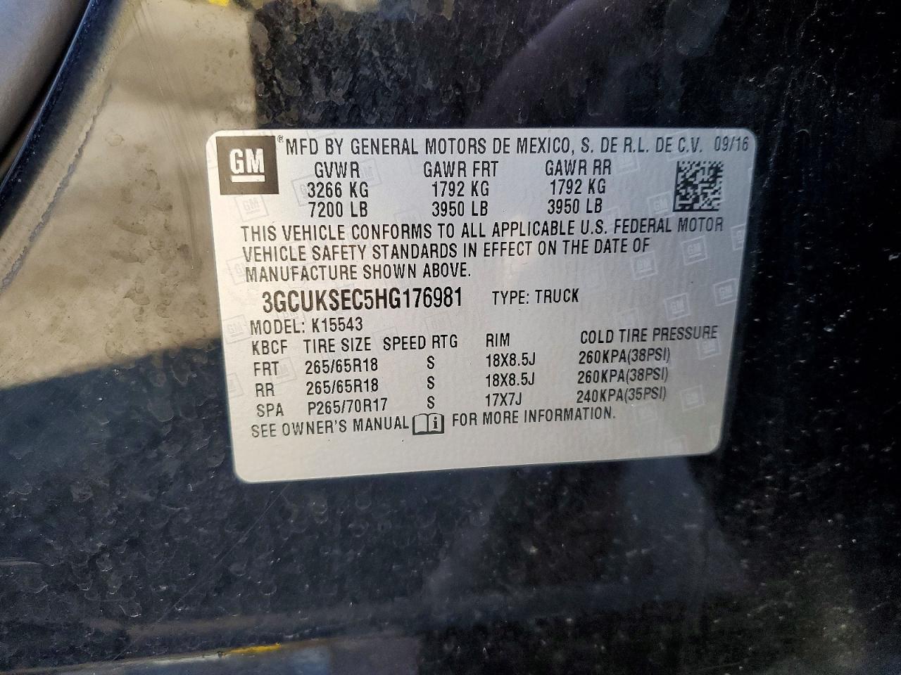 2017 CHEVROLET Silverado