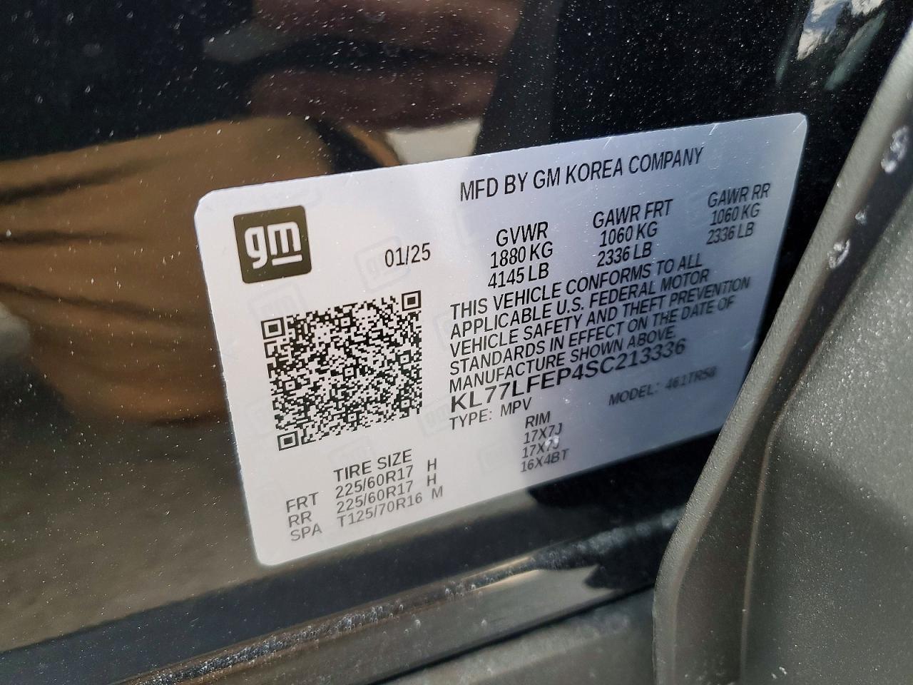 2025 CHEVROLET TRAX