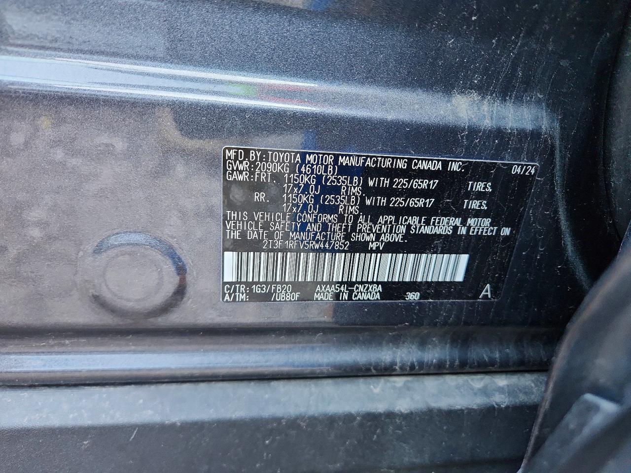 2024 TOYOTA RAV4