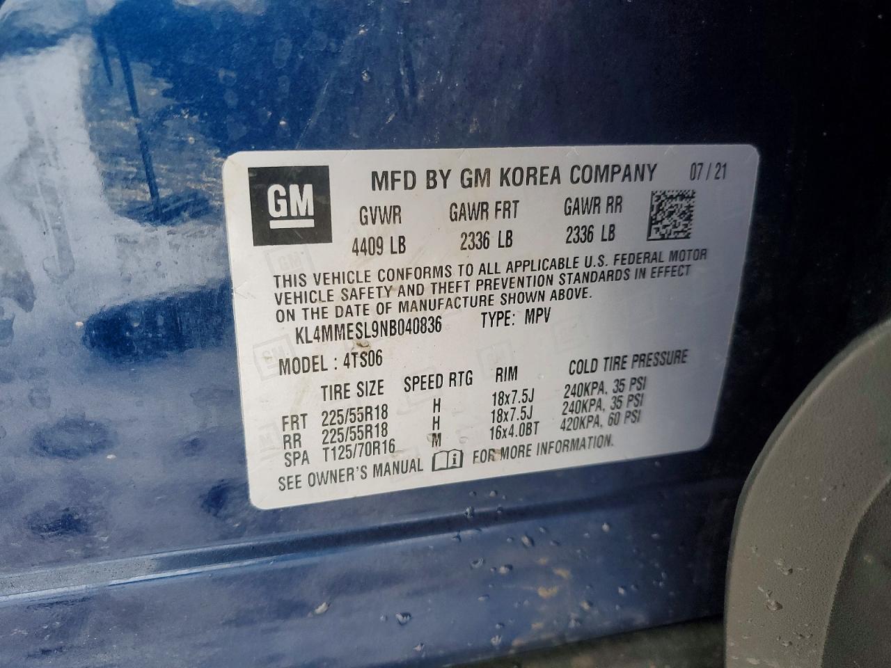 2022 BUICK Encore GX