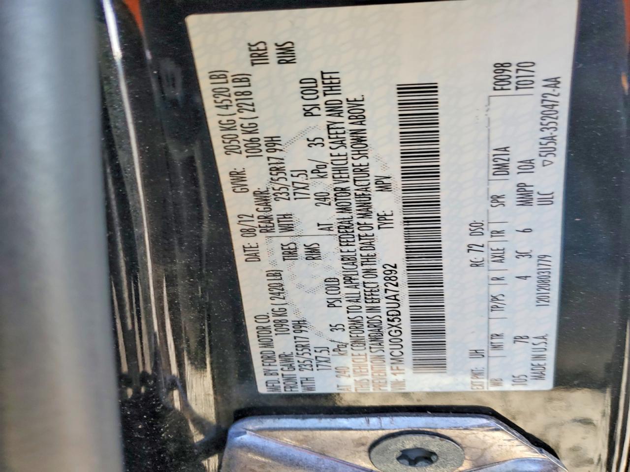 2013 FORD ESCAPE