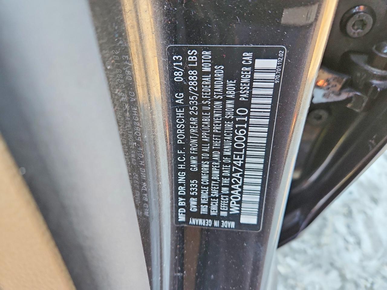 2014 PORSCHE Panamera