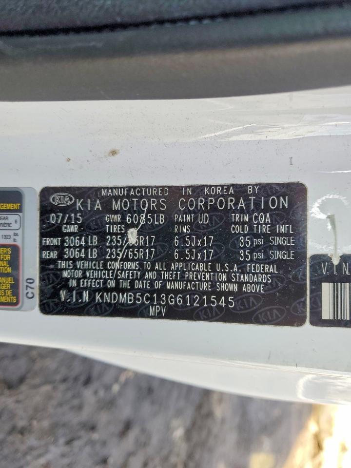 2016 KIA SEDONA
