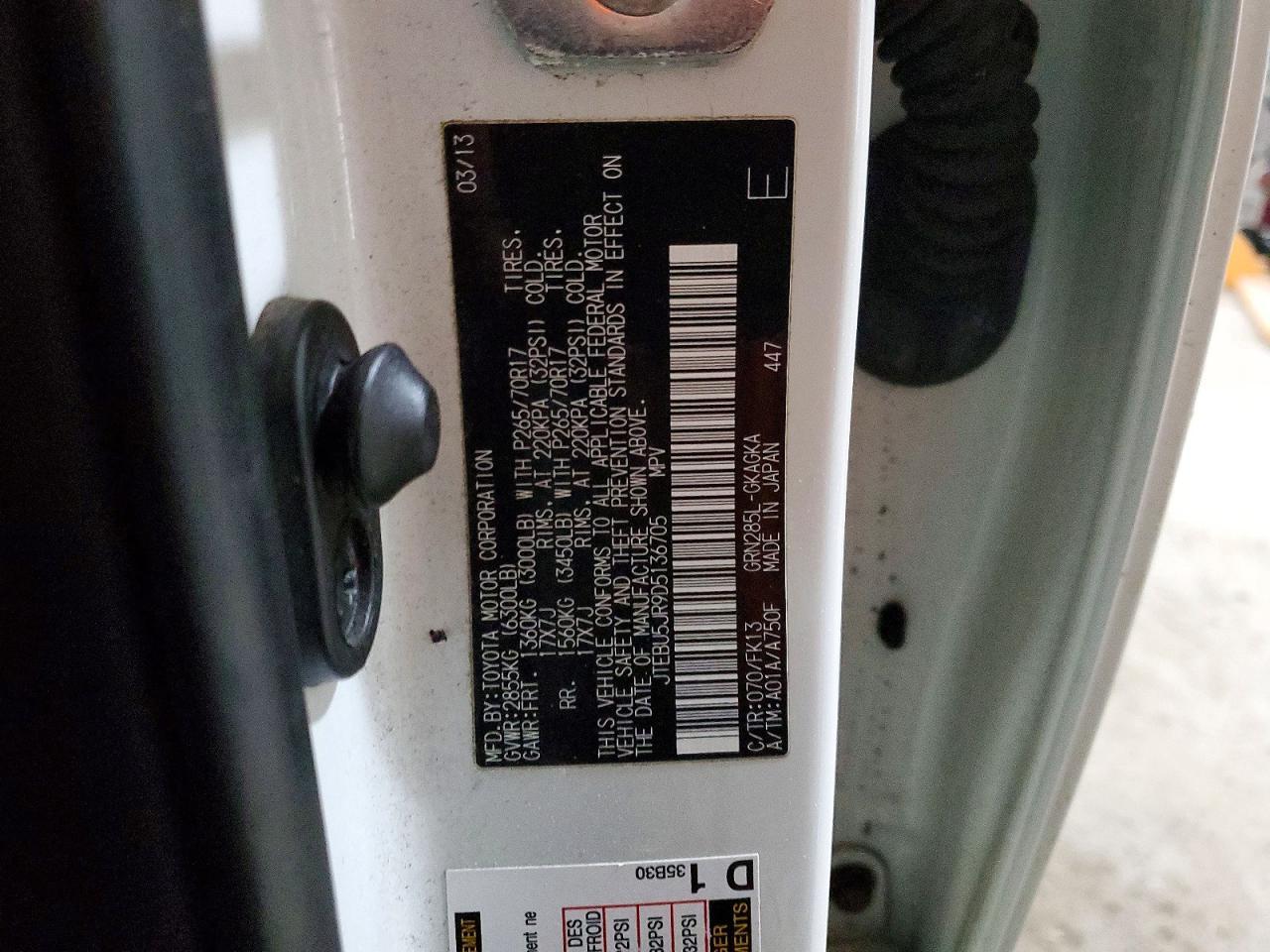 2013 TOYOTA 4Runner
