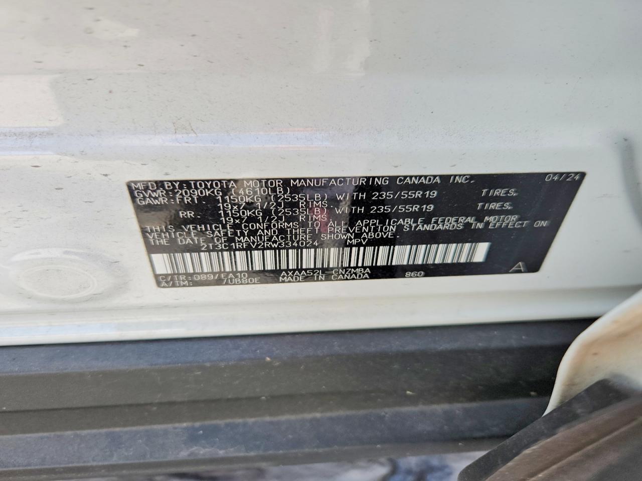 2024 TOYOTA RAV4