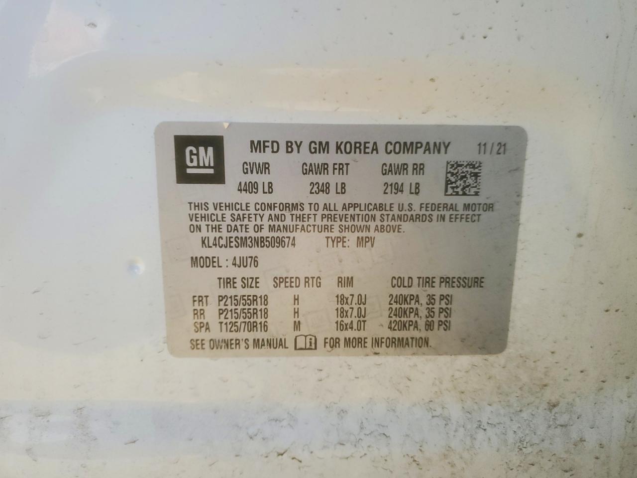 2022 BUICK ENCORE