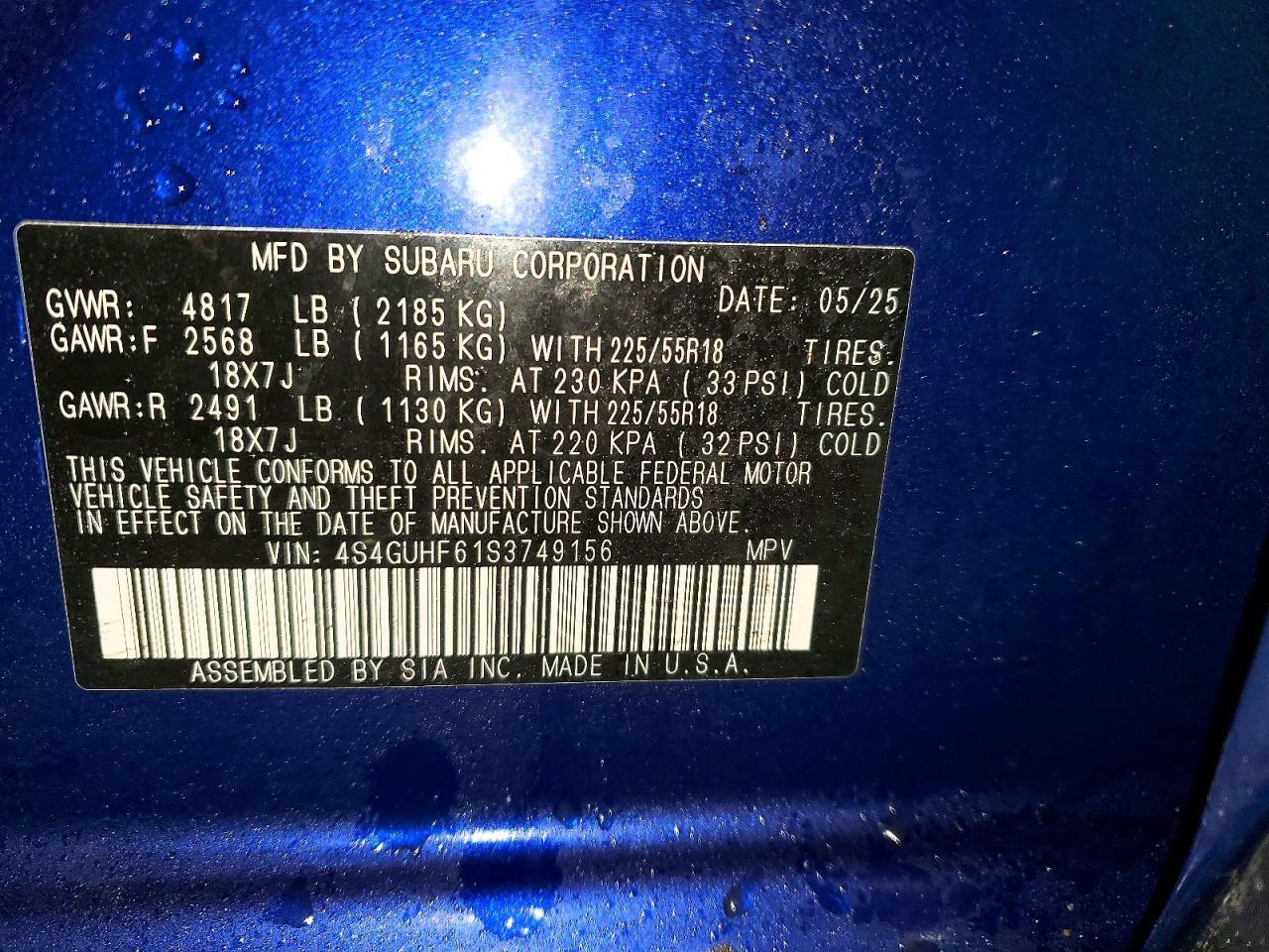 2025 SUBARU Crosstrek