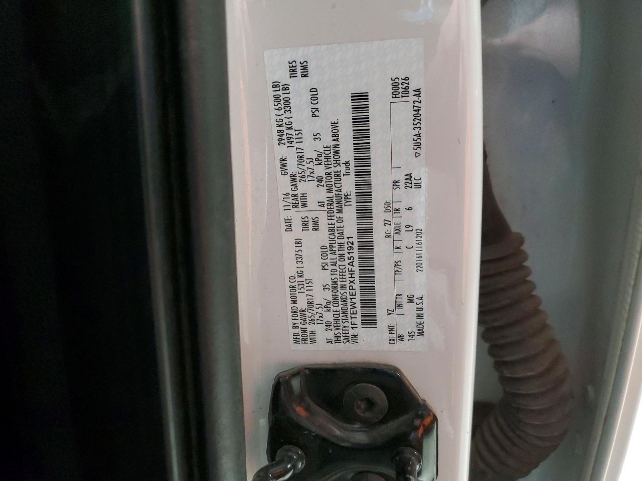 2017 FORD F-150