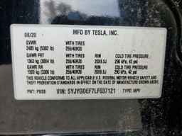 2020 TESLA MODEL Y