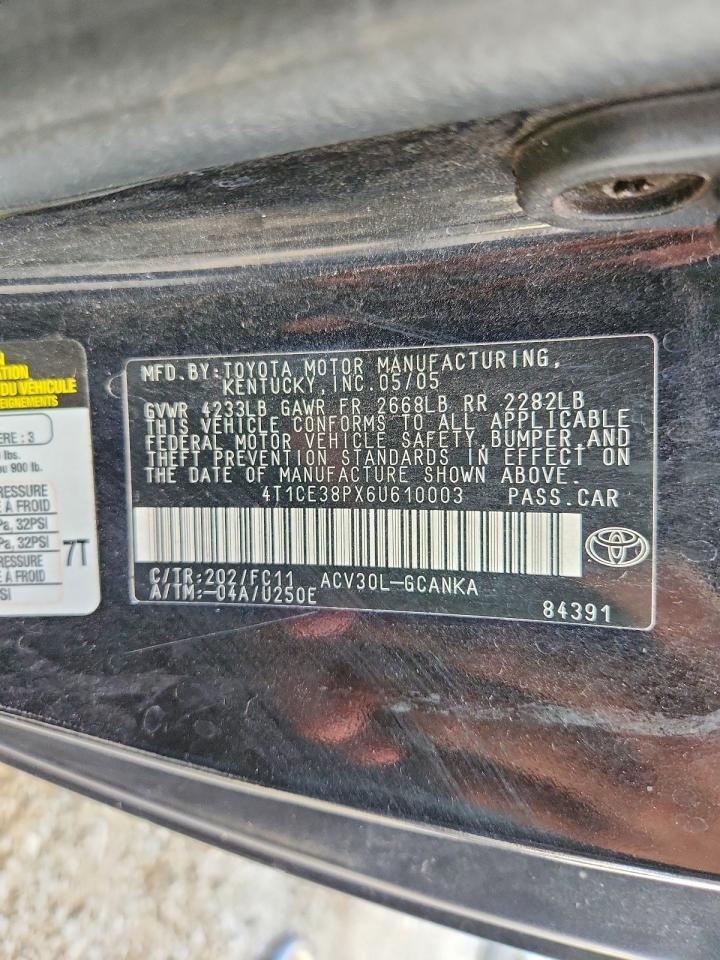 2006 TOYOTA CAMRY