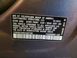 2012 VOLKSWAGEN Passat