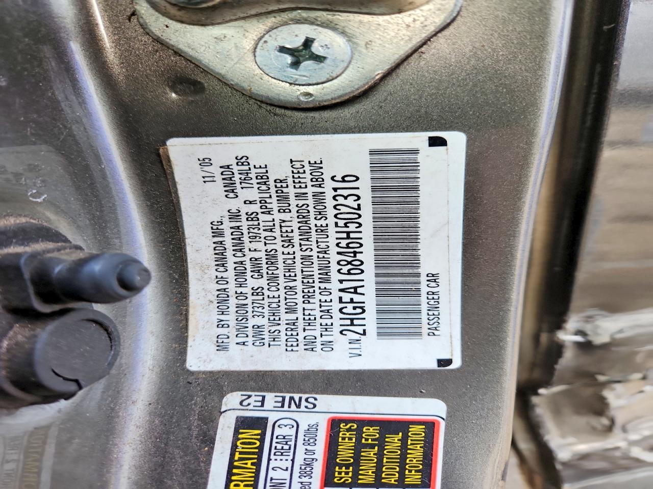 2006 HONDA CIVIC