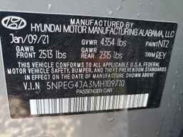2021 HYUNDAI SONATA