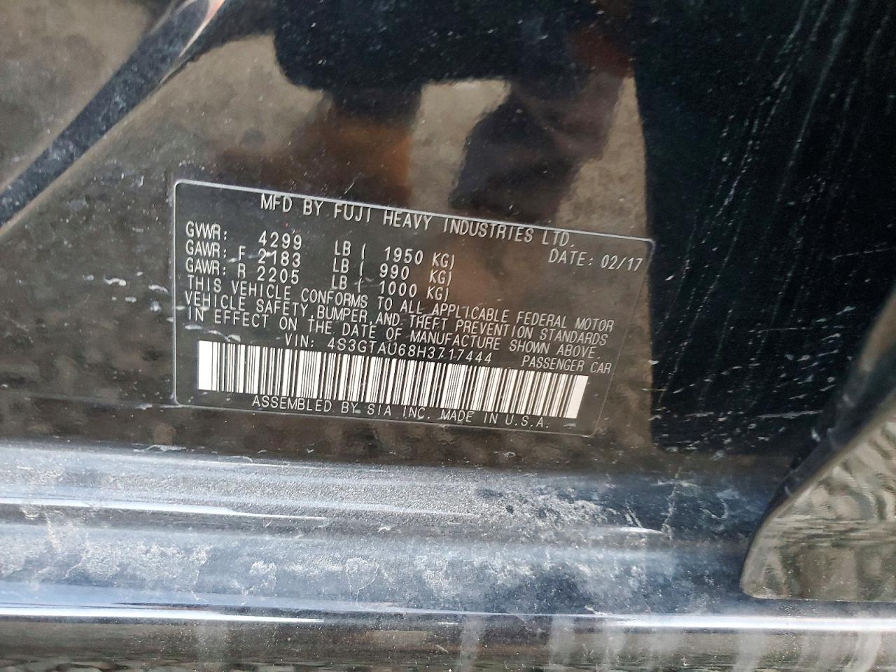 2017 SUBARU IMPREZA