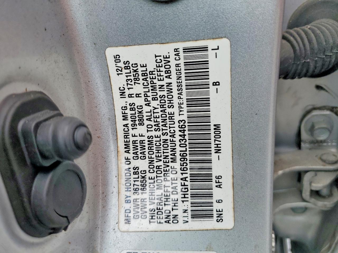 2006 HONDA CIVIC