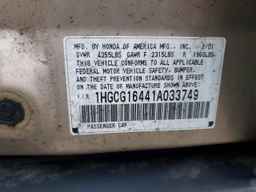 2001 HONDA ACCORD