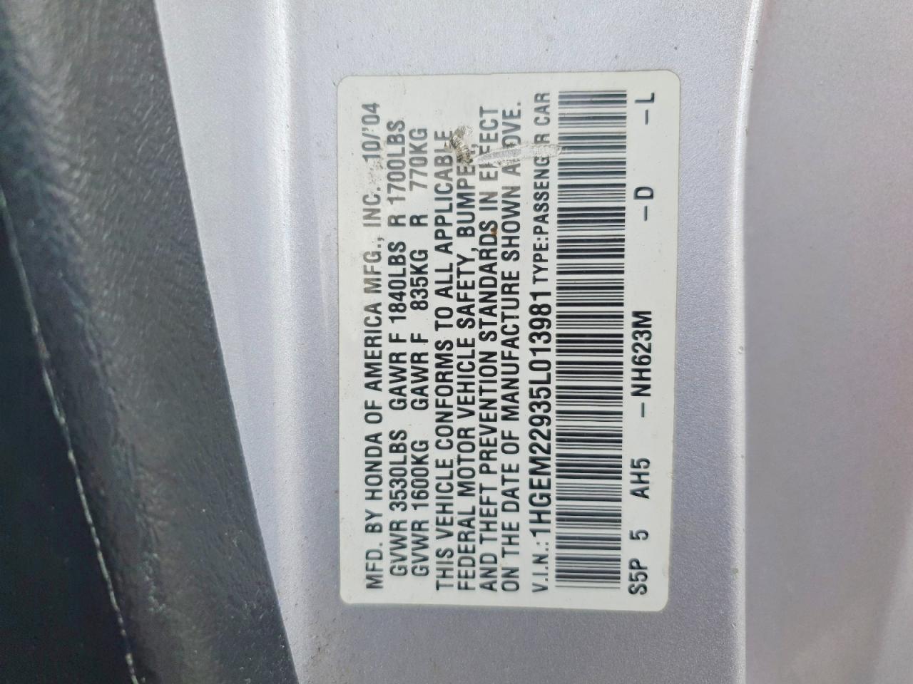 2005 HONDA CIVIC