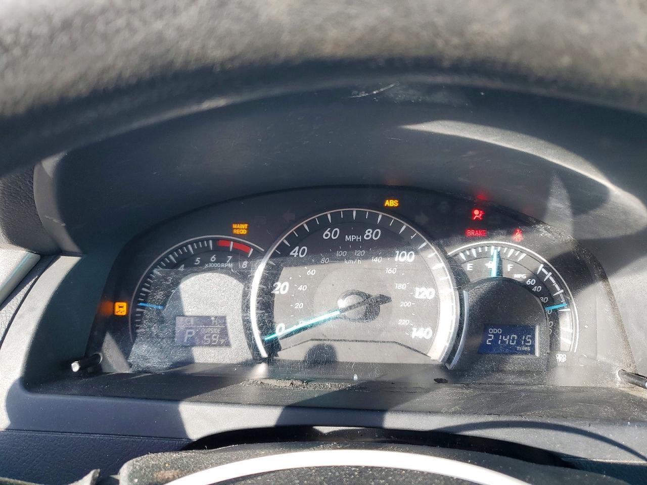 2012 TOYOTA CAMRY