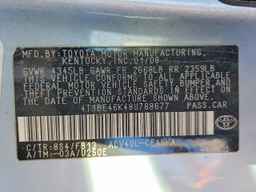 2008 TOYOTA CAMRY