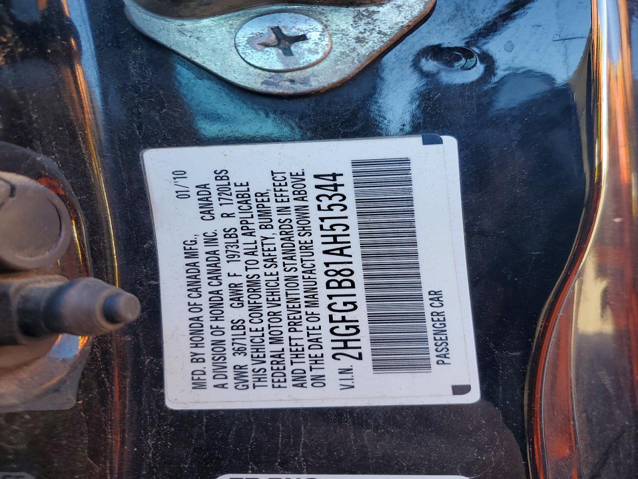 2010 HONDA CIVIC
