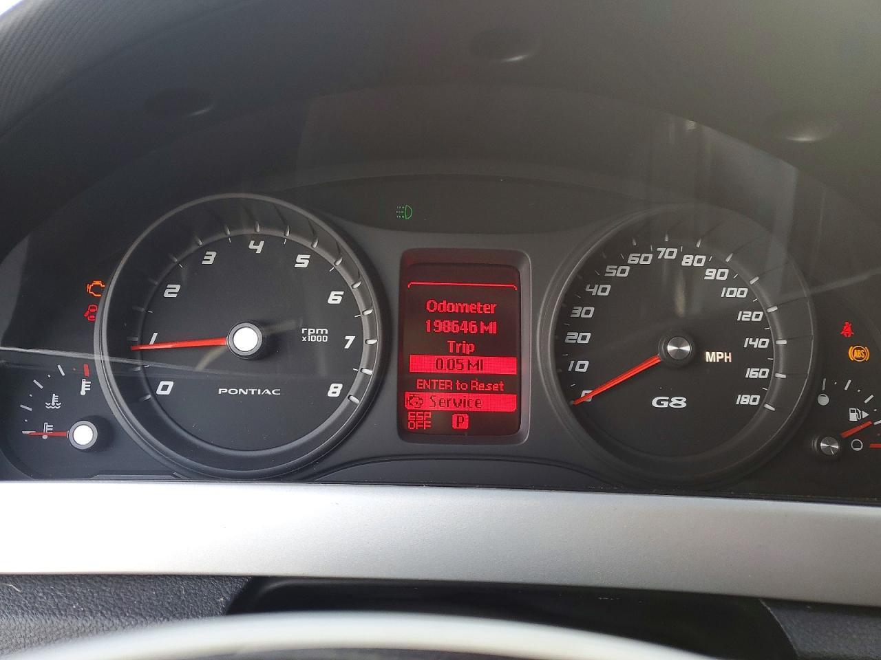 2009 PONTIAC G8