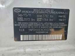 2012 HYUNDAI ELANTRA
