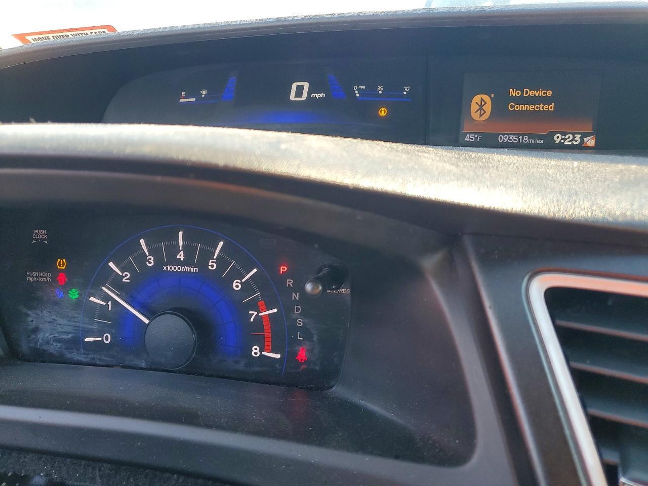 2015 HONDA CIVIC