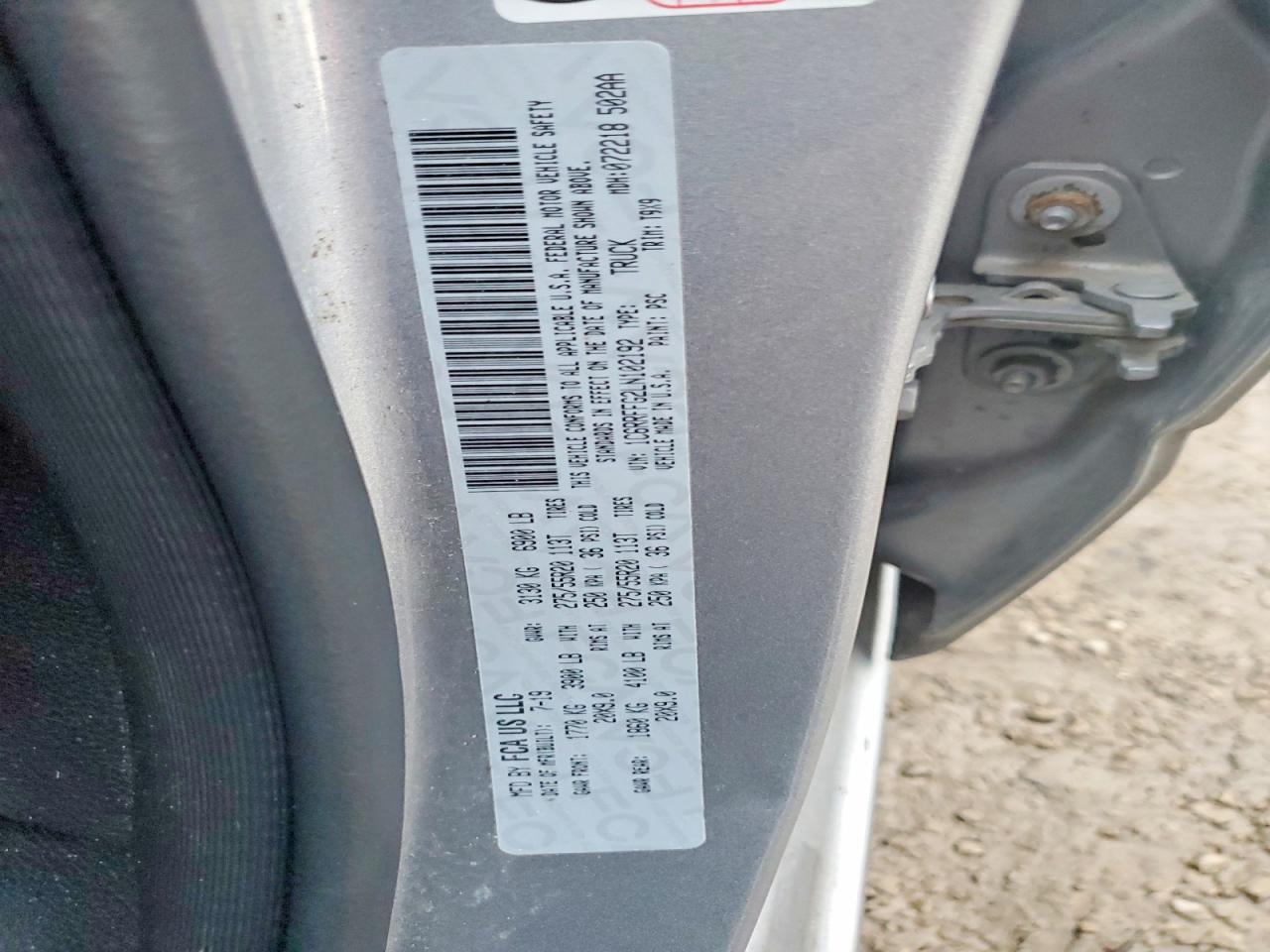2020 RAM 1500