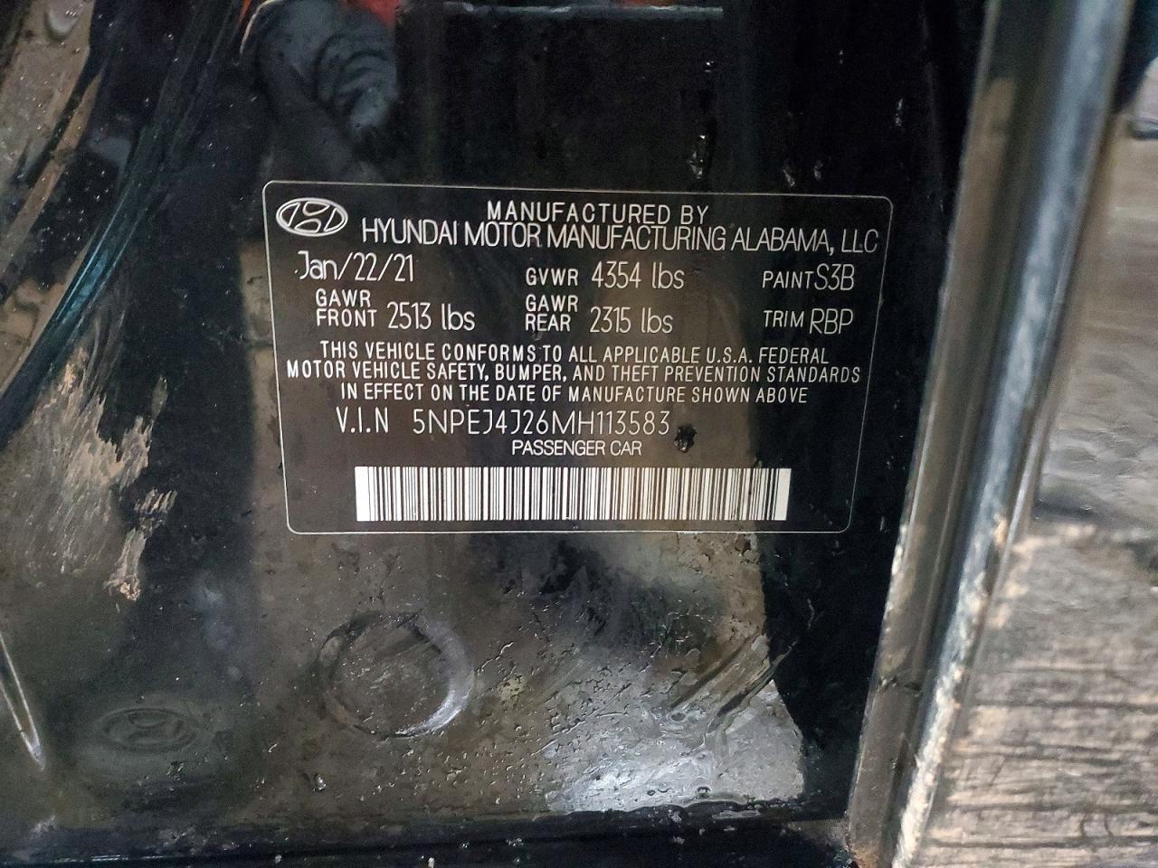 2021 HYUNDAI SONATA