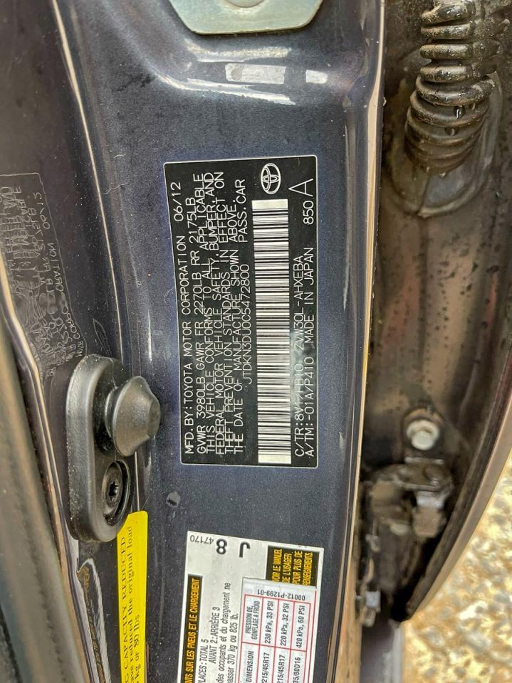 2012 TOYOTA PRIUS