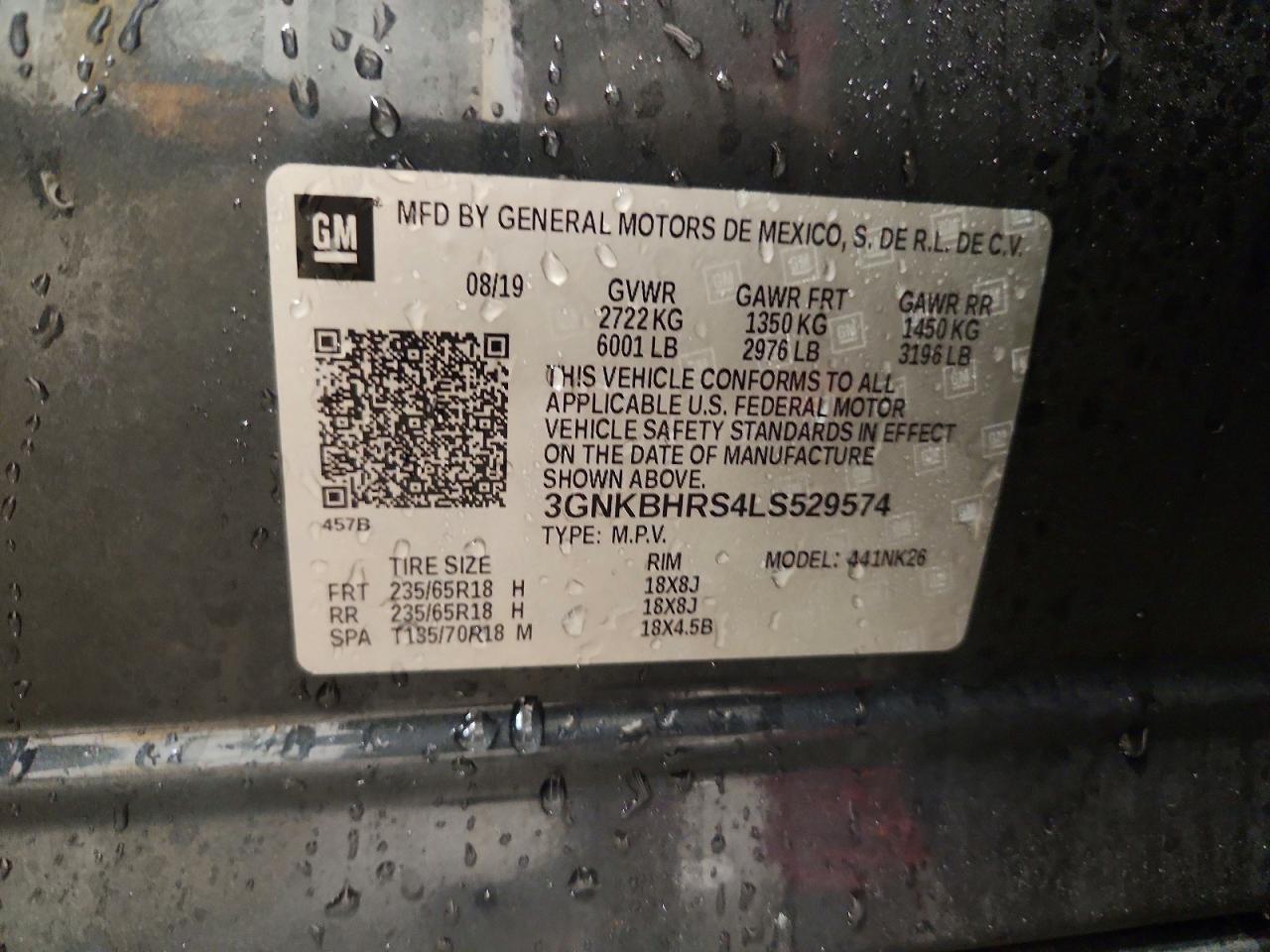 2020 CHEVROLET BLAZER