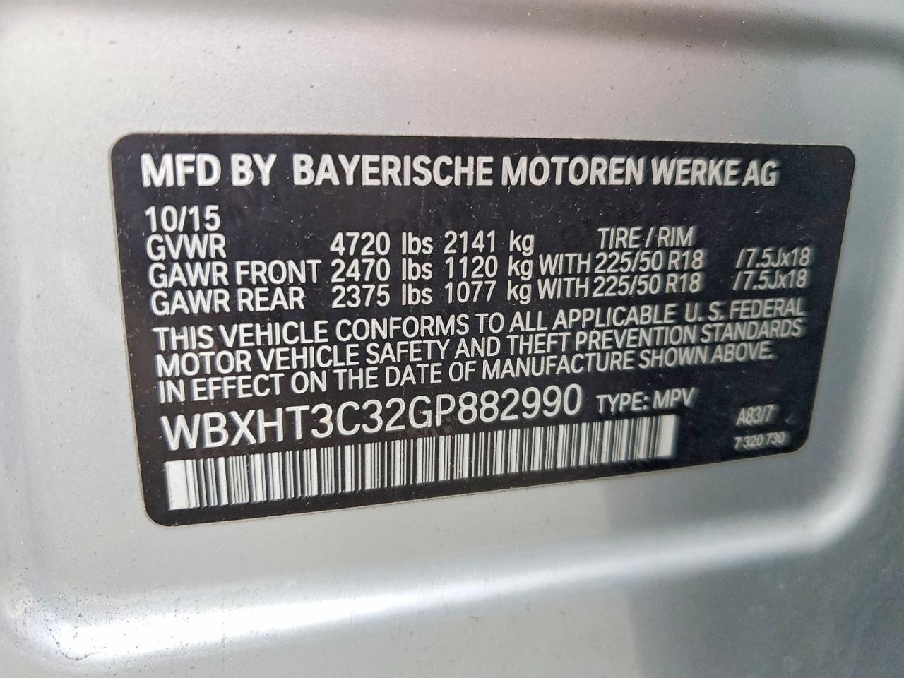 2016 BMW X1