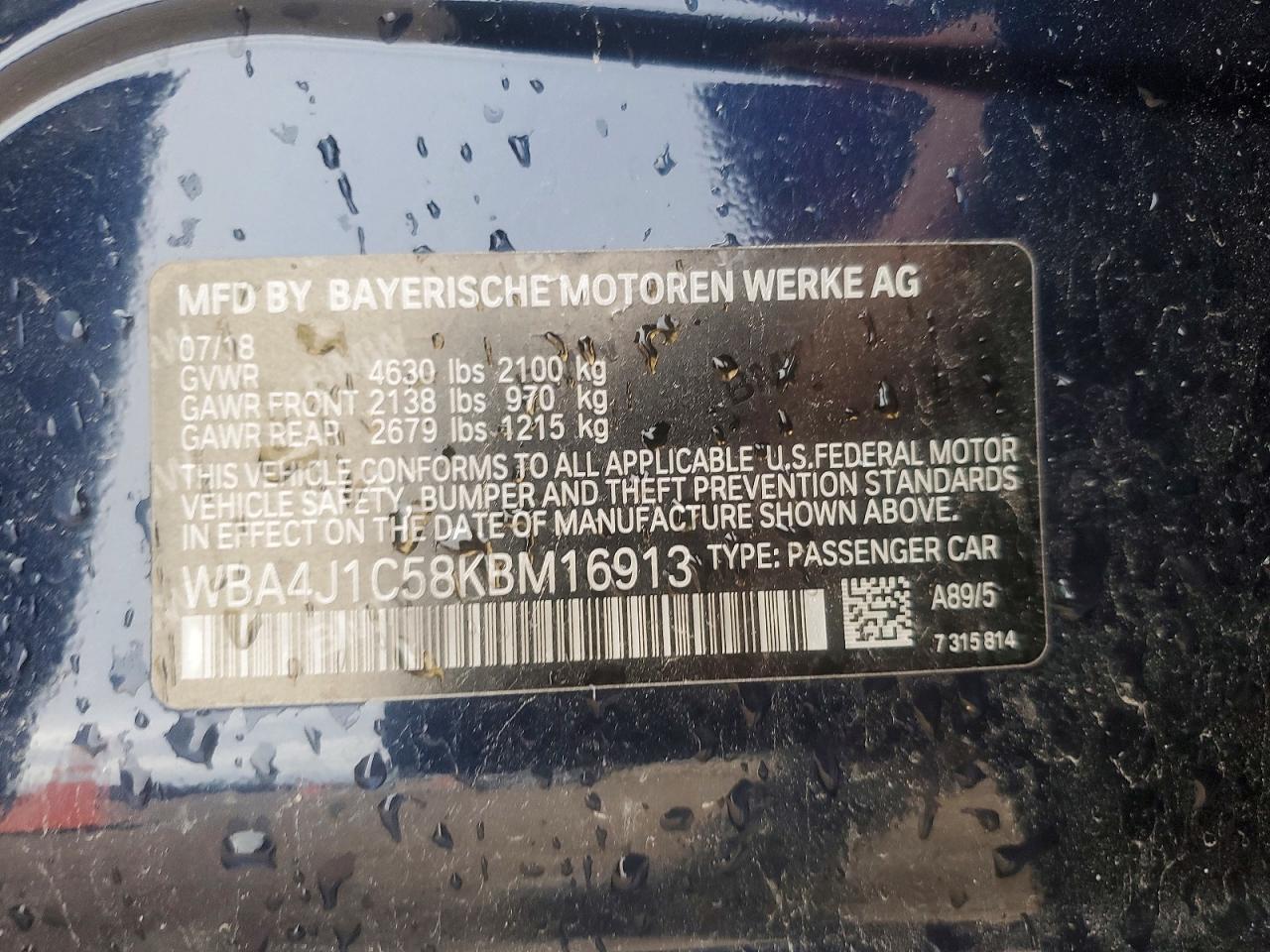 2019 BMW 4 Series