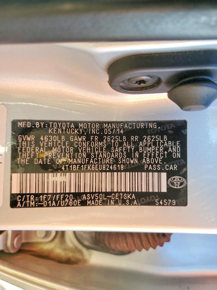 2014 TOYOTA CAMRY
