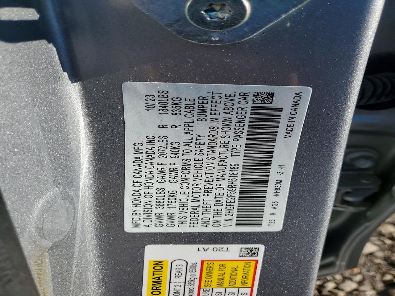 2024 HONDA CIVIC