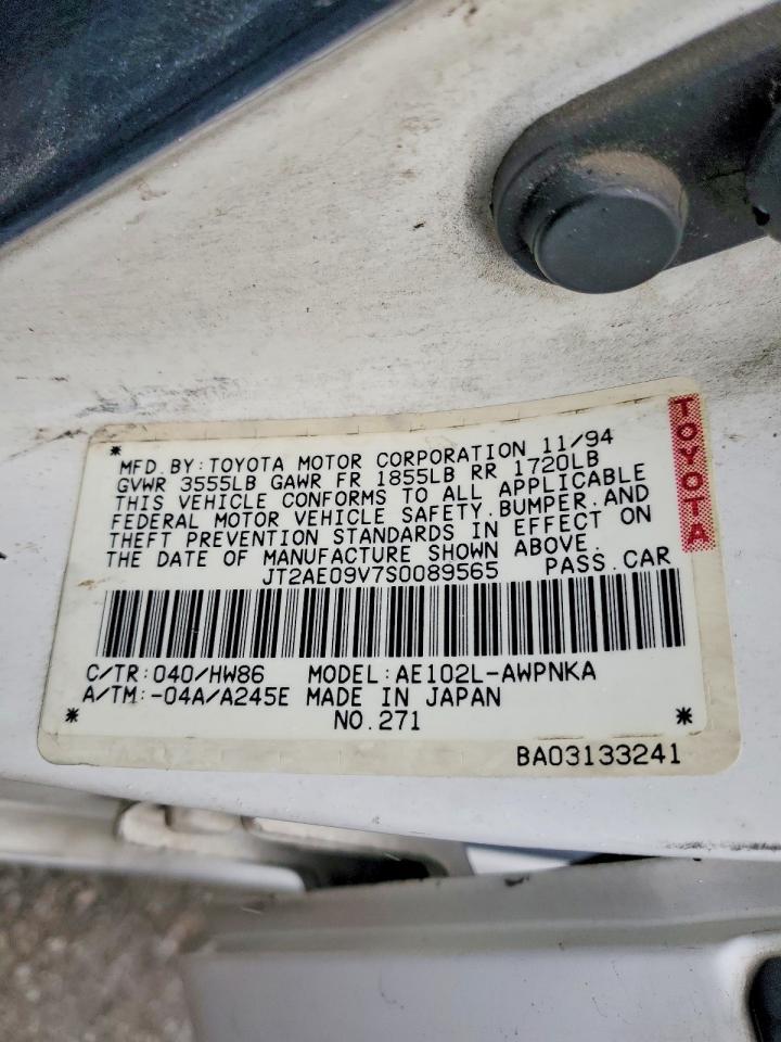 1995 TOYOTA COROLLA