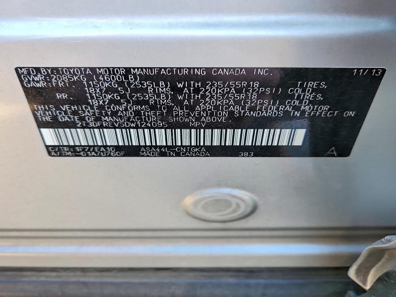 2013 TOYOTA RAV4