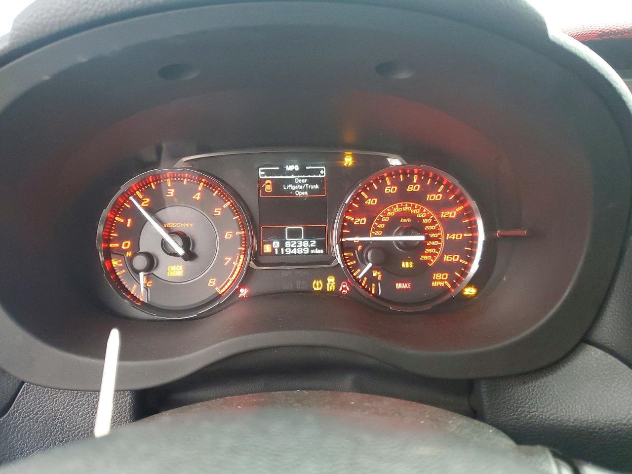 2016 SUBARU WRX